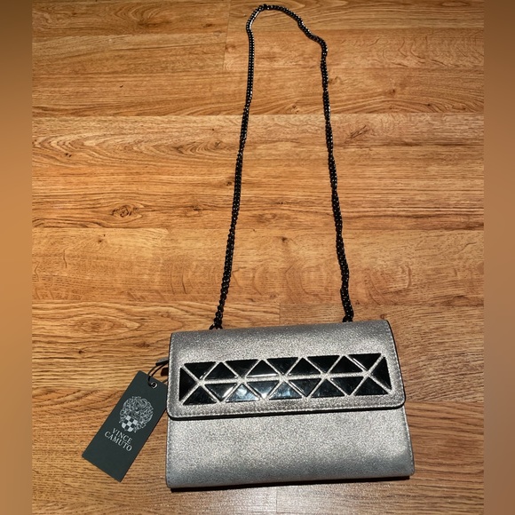 Vince Camuto Mosaic Fit Leather Crossbody Bag - Picture 13 of 14